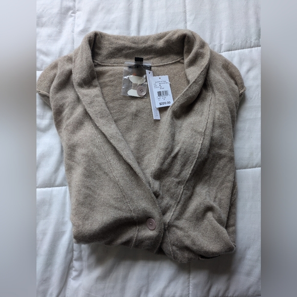 NWT Aqua Pure Cashmere Cardigan - Picture 2 of 12